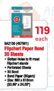 Parrot Filpchart Paper Bond 30 Sheets BA2130-Each