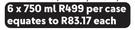 Backsberg Sauvignon Blanc Or Chardonnay-6 x 750ml Per Case