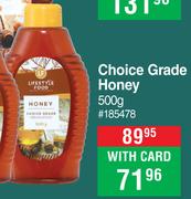 Lifestyle Food Choice Grade Honey-500g