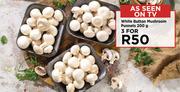 White Button Mushroom Punnets-For 3 x 200g