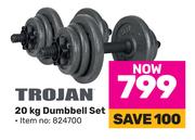Trojan 20Kg Dumbbell Set
