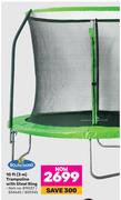 Bounceking 10 Ft (3m) Trampoline With Steel Ring