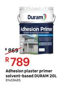 Duram Adhesion Plaster Primer (Solvent Based)-20 L