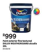 Dulux Weather Guard Alcudia Paint (Exterior Fine Textured)-20 L