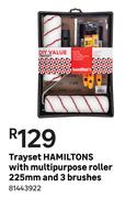 Hamiltons Trayset With Multipurpose Roller 225 mm And 3 Brushes