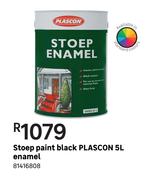 Plascon Enamel Stoep Paint (Black)-5 L