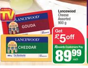 Lancewood Cheese Assorted-900g Each