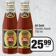 All Gold Tomato Sauce-700ml Each