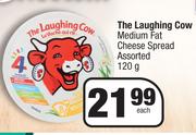 The Laughing Cow Medium Fat Cheese Spread Assorted-120g Each