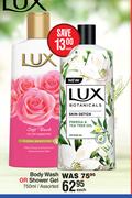 Lux Body Wash Or Shower Gel Assorted-750ml Each