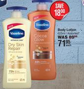 Vaseline Body Lotion Assorted-625ml Each