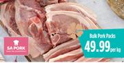 Bulk Pork Packs-Per Kg