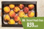 BIG Dessert Peach Trays-Each