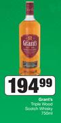 Grant's Triple Wood Scotch Whisky-750ml