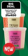 Food Lovers Full Cream Yoghurt Assorted-For 2 x 1Kg