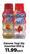 Danone Yogi Sip Assorted-500g Each