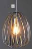 Eurolux 160mm Clear Glass Pendant Light Black