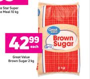 Great Value Brown Sugar-2Kg Each