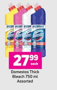 Domestos Thick Bleach Assorted-750ml Each