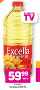 Excella Sunflower Oil-2L Each