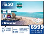 Hisense 50" (127cm) UHD Smart TV