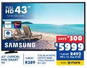 Samsung 43" (109cm) FHD Smart TV