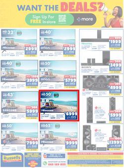 Russells : Hot Summer Deals (21 October - 10 November 2024), page 16