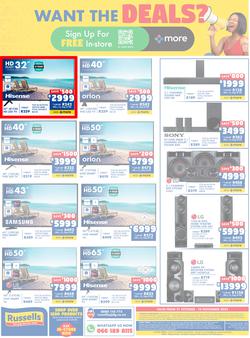 Russells : Hot Summer Deals (21 October - 10 November 2024), page 16