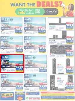 Russells : Hot Summer Deals (21 October - 10 November 2024), page 16