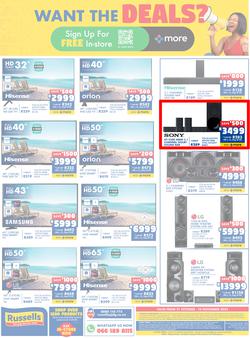 Russells : Hot Summer Deals (21 October - 10 November 2024), page 16