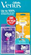 Gillette Venus Deluxe Smooth Swirl Or Olay Comfortglide 5 Blade Razor-Per Pack