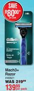 Gillette Mach3+ Razor-Per Pack