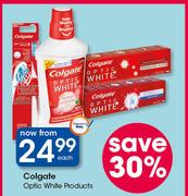 Colgate Optic White Products-Each