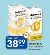 Andolex-C Anti-Bacterial Mouthwash-Each