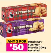 Bakers Eet-Sum-Mor Biscuits Assorted-For Any 2 x 200g