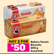 Bakers Tennis Biscuits Assorted-For Any 2 x 200g