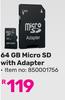 Hikvision 64GB Micro SD With Adapter
