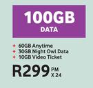 Red Hot Dealz-On 100GB Data