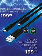 Giotech Dual Charging Cable Multi Format
