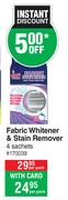 Home Butler Fabric Whitener & Stain Remover 4 Sachets-Per Pack