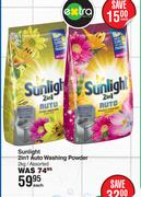 Sunlight 2 In 1 Auto Washing Powder Assorted-2Kg Each