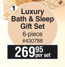 Nature's Nourishment Luxury Bath & Sleep Gift Set 6 Piece-Per Set