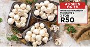 White Button Mushroom Punnets 200g- For 3