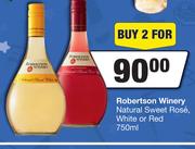 Robertson Winery Batural Sweet Rose, White Or Red-For 2 x 750ml