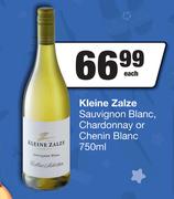 Kleine Zalze Sauvignon Blanc,Chardonnay Or Chenin Blanc-750ml Each