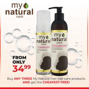 My Natural Hair Hair Care Products