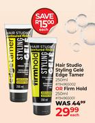 Hair Studio Styling Gele Edge Tamer 250ml Or Firm Hold 250ml-Each