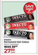 Inecto Permanent Hair Colour Assorted-50ml Each