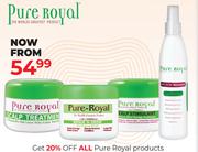 Pure Royal Hair Care Products