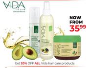 Vida Hair Care Products
